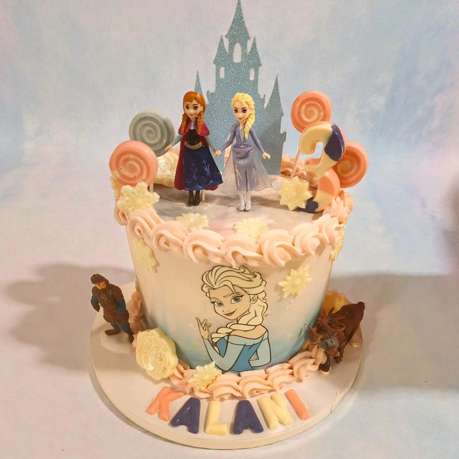 Frozen princess cake